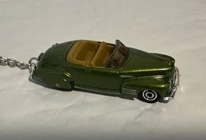 Matchbox 2019 Mattel GM 1941 Cadillac Green Convertible Series 62 Keychain 1/64 - Picture 1 of 7