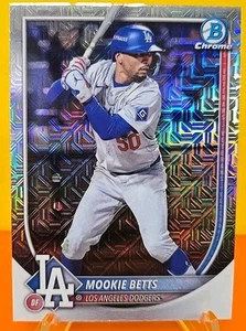 2025 Bowman Chrome Mookie Betts #16 Mojo Mega Box Los Angeles Dodgers - Picture 1 of 5