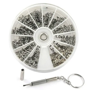 Mini Schraube und Mutter Kombination Kit für zur Uhren- und Glaspflege - Bild 1 von 12