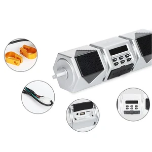 Motorcycle Stereo Speaker BT Handlebar Mount MP3 Player Audio Amplifier EWYW - Picture 1 of 8