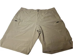 Eddie Bauer 35x11” Khaki Tech Travel Chino Shorts - Picture 1 of 16