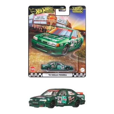 Hot Wheels Boulevard '94 Nissan Primera Verde Macchina Giocattolo Mini - Immagine 1 di 4