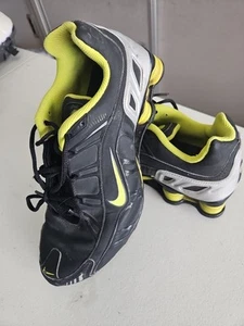 Nike Shox Turbo 3.2 Uomo 10.5 Nero Lime Scarpe da Tennis Sneakers Casual Running - Foto 1 di 9