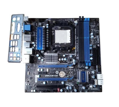 Placa madre MSI 890GXM-G65 AM3+ AMD 890GX FX MicroATX DDR3 Crossfire PCIe 6 Gb/s Foto 1 de 3