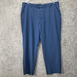 George Men's Dress Chino Pants Straight Leg Blue 42X30 - Picture 1 of 11