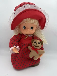 Vintage Telco MOTION-ettes of Christmas SMALL FRY 12" animiertes musikalisches Mädchen - Bild 1 von 12