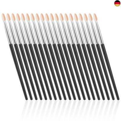 JEFFDAD 20 Stück Lidschatten Applikator, Schwamm Augenpinsel Lidschattenpinsel Schwamm