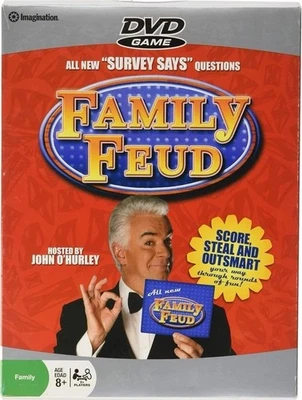 Imagination Family Feud DVD Game Hosted By John O’Hurley (new, never played) - Image 1 of 3