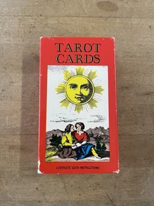 Vintage 1970 TAROT CARDS AG MULLER Made In Switzerland 1JJ Classic Marseilles VG - Picture 1 of 9