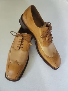 Mezlan Two Toned Wing Tip Derby Lace Up Shoes 10.5 - Picture 1 of 12