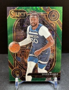 2024 Select Julius Randle Disco Green Prizm Courtside 4/5 -  Timberwolves - Picture 1 of 2