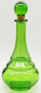 BOTTIGLIA "NAPOLEON" 100 CL 1 LITRO IN VETRO TRASPARENTE VERDE + TAPPO IN VETRO - Foto 1 di 1