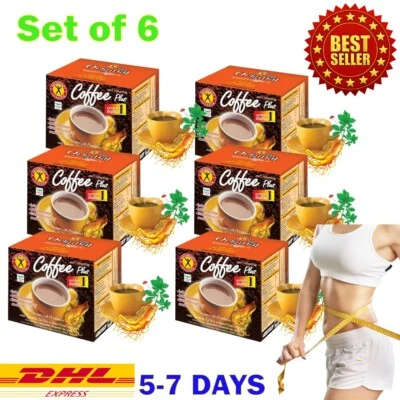 6x NatureGift Extra Coffee Plus Slimming Weight Management 60 Sachets Ginseng Fi - Image 1 of 4