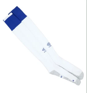 BNIP UMBRO 2019-20 EVERTON FC  PLAYER ISSUE HOME SOCCER SOCKS X-LG 11-14 - Foto 1 di 5