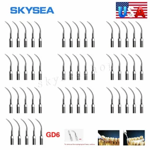 5-100pcs USA Dental Ultrasonic Scaler Tip GD6 Compatible with DTE SATELEC - Picture 1 of 9