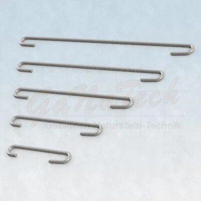 100 Distanzhalter Haken Abstandshalter für Gabione Spannstrebe Distanz Strebe ✔ - Bild 1 von 2