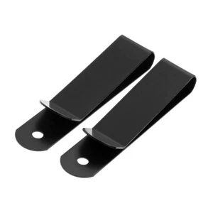 10Pcs Belt Clip Holster Sheath Belt Clip Clasp Spring Clamp Holder 72*15mm Black - Picture 1 of 13