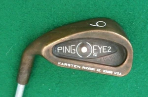 BeCu Left Handed Ping Eye2 White Dot 6 Iron Regular Steel Shaft Tour FM Grip - Picture 1 of 4