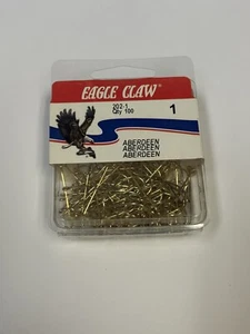 Ganchos Aberdeen Eagle Claw 202 #1 oro 100 quilates - Imagen 1 de 5