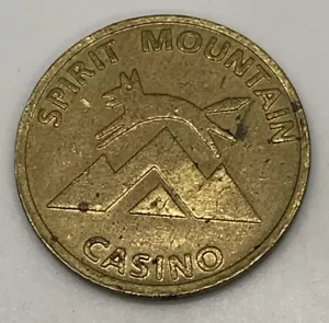 Spirit Mountain Casino NCV Juego de Ranura Ficha Grand Ronde Oregon Reserva India - Imagen 1 de 2