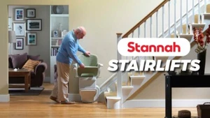STANNAH CURVED STAIRLIFT - Fitted for £3150 - WITH 1 X 90° BEND | 260 SIENA. - Picture 1 of 22