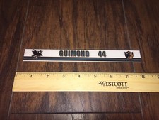 Sacha Guimond #44 2012-13 Worcester Sharks AHL Hockey Locker Room Nameplate 2