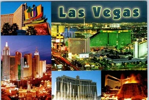 Cartolina multivista Welcome to Fabulous Las Vegas, Nevada - Foto 1 di 2