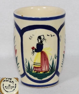 HB Henriot Quamper Becher Frau (4" groß) Rand Chips (siehe Foto) - Bild 1 von 6