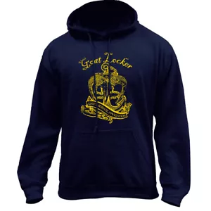 Navy Goat Locker Pullover Hoodie - Picture 1 of 6