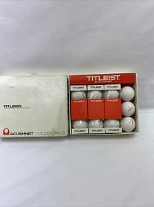 12 Vintage Unused 1970's Titleist Acushnet Golf Balls Marked Acushnet K - Picture 1 of 9
