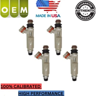 4 件原始设备制造商 Denso 燃油喷射器适用于 2005 - 2006 起亚 Sportage 2.0L I4 #35310-23700 — 第 1/4 张图片