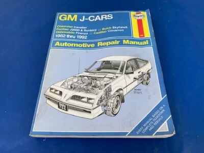 GM J-Cars Chevy Pontiac Olds 1982-1992 Cady Buick Haynes 766 manual de taller de reparación  Foto 1 de 4