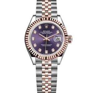 Rolex Lady-Datejust 279171 Aubergine Diamond, Jubilee - Picture 1 of 3