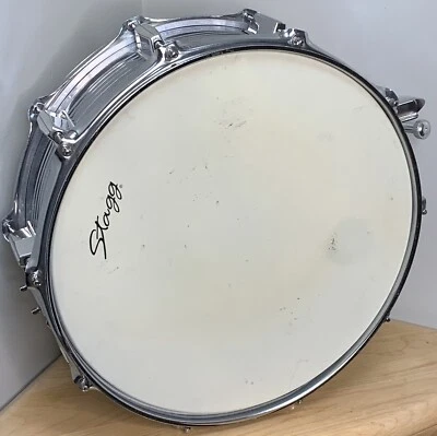Steel Snare Drum 14 In X  6 In  With  Backpack Bag Stagg Students Drum - Image 1 of 4