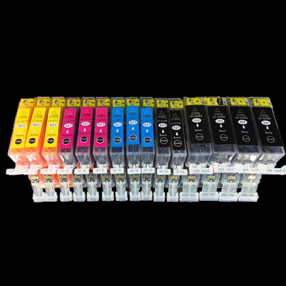 15x printer cartridges for Canon Pixma IP4600 IP4700 MP540 MP550 MP560 MP620 MP640 - Image 1 of 1