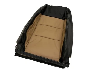 OEM VM Lehnenbezug bezug Leder Sitz Rechts Golf 6 VI Beifahrersitz Lehne schwarz - Picture 1 of 10