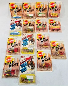 Collection of Vintage Corgi Wild West Wagons, Carriages, Steamer, Boxed, Joblot - Picture 1 of 13