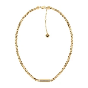 Tommy Hilfiger Ladies Gold Plated Snake Chain Necklace 2780873 - Picture 1 of 13