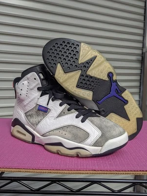 Talla 8 - Nike Air Jordan 6 Retro Vuelo Nostalgia 6s Gris Pedernal Foto 1 de 4