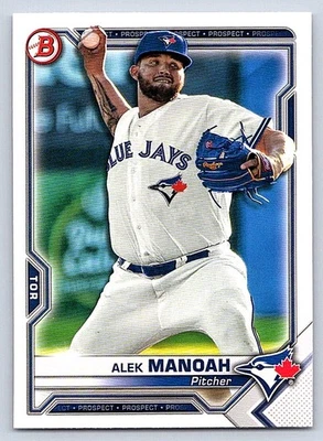 ALEX MANOAH BLUEJAYS   2021 BOWMAN PROSPECTS #BP-27 - Image 1 of 2