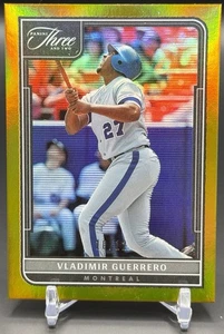 2022 Panini Three and Two Holo Gold #41 Vladimir Guerrero /12 Montreal Expos - Picture 1 of 3