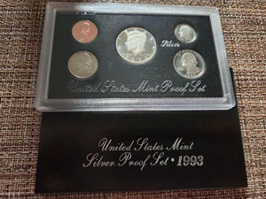 1993 U.S. Silver Proof Set with Original Government Packaging (OGP) – No COA - Picture 1 of 3