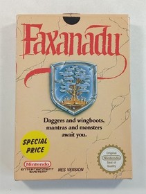 FAXANADU NINTENDO NES PAL-UKV (COMPLETE - MANUAL DAMAGED)