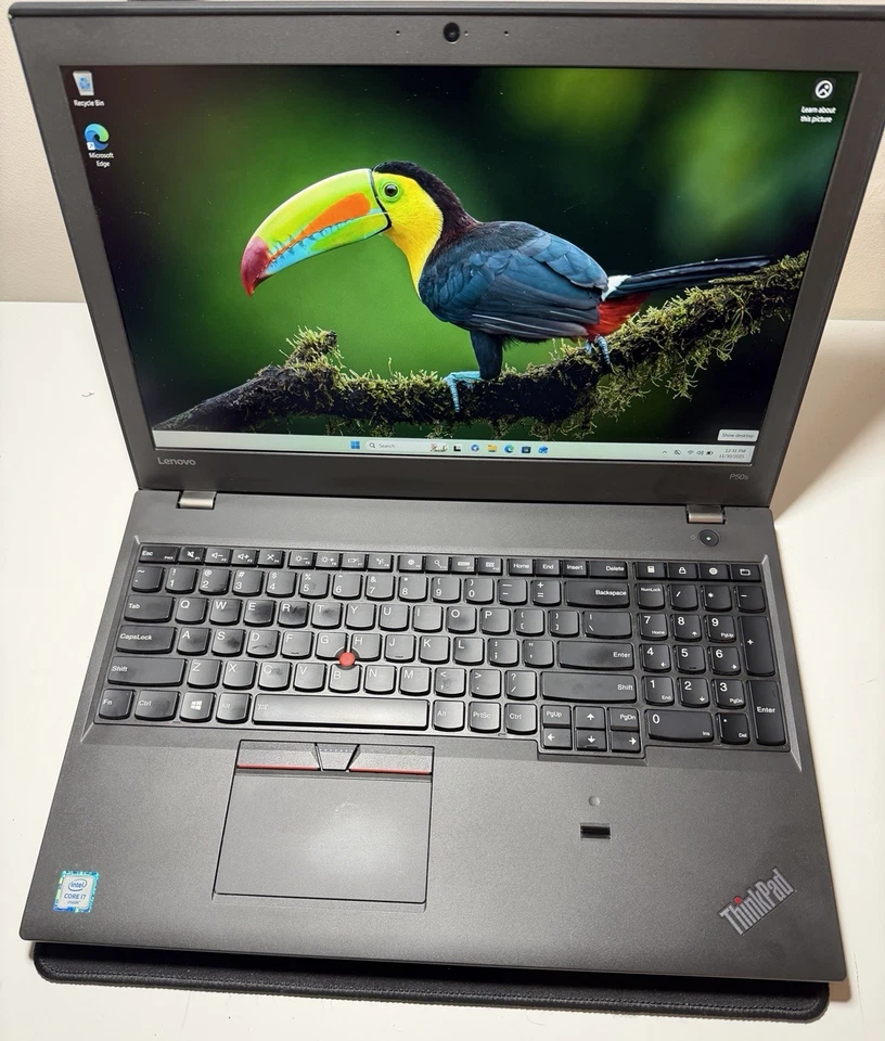 Lenovo Thinkpad P50s i7-6500U,16GB RAM 512GB SSD WIN11P NVIDIA Quadro M500M-2GB Foto 1 de 4