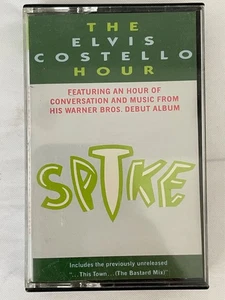 1989 Elvis Costello Hour Spike Cassette Tape Promo Conversation/Music - Picture 1 of 4