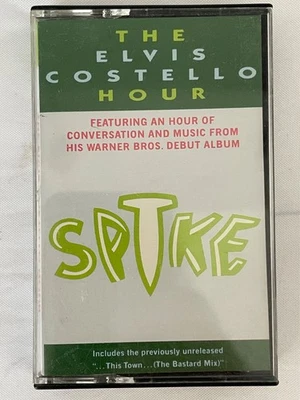 1989 Elvis Costello Hour Spike Cassette Tape Promo Conversation/Music - Image 1 of 4