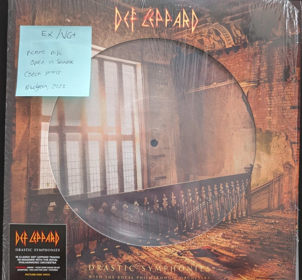 Def Leppard Drastic Symphonies Vinyl Record EX/VG+ 180G 2023 - Imagem 1 de 2