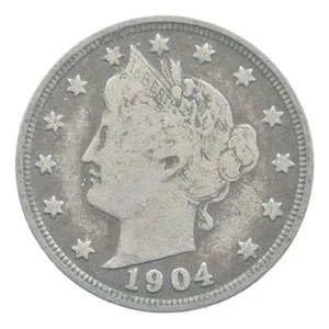Great Detail In Liberty 1904 Liberty V Nickel - Tough In High Grades *639 - Picture 1 of 3