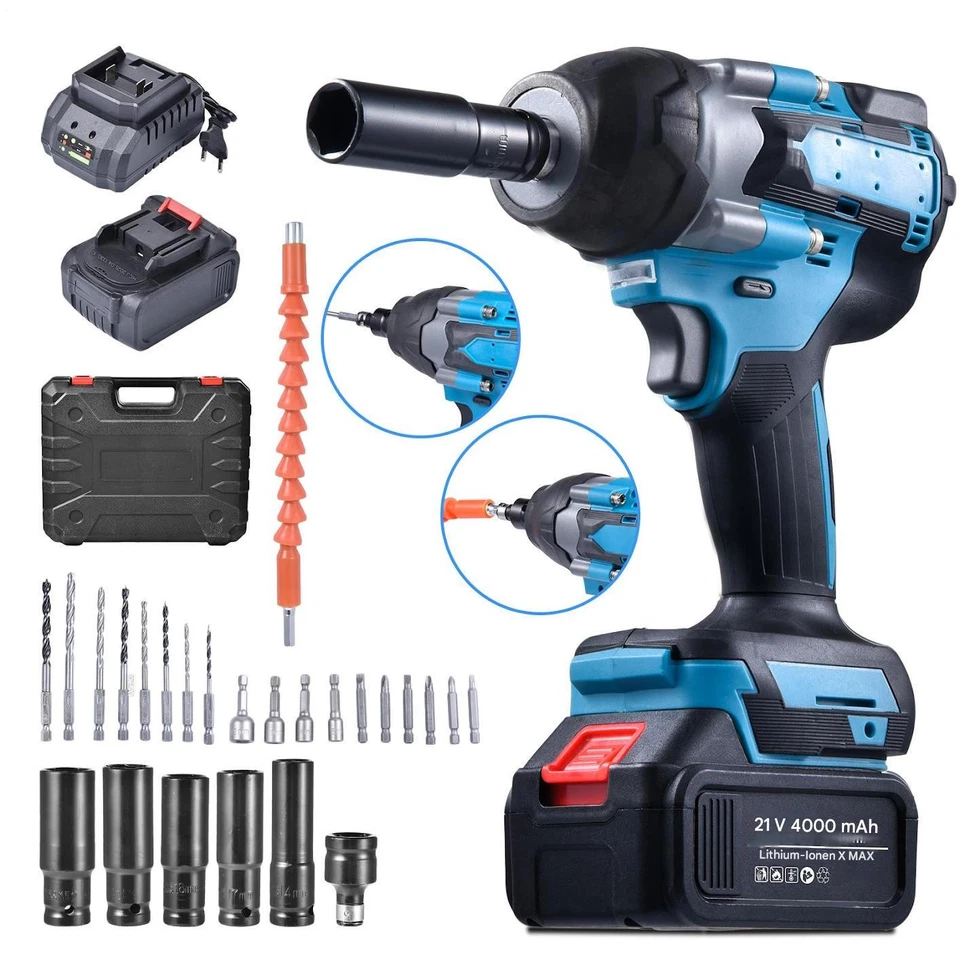 Ferex Akku Drehschlagschrauber 21V, inkl. Akku und Ladegerät, LED - Bild 1 von 4