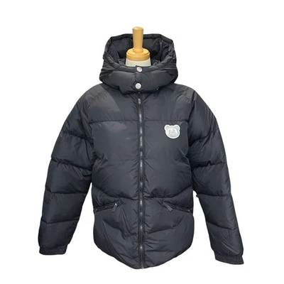 MOSCHINO Teddy bear Hood Outerwear Apparel Down Down jacket Nylon Black - Image 1 of 4
